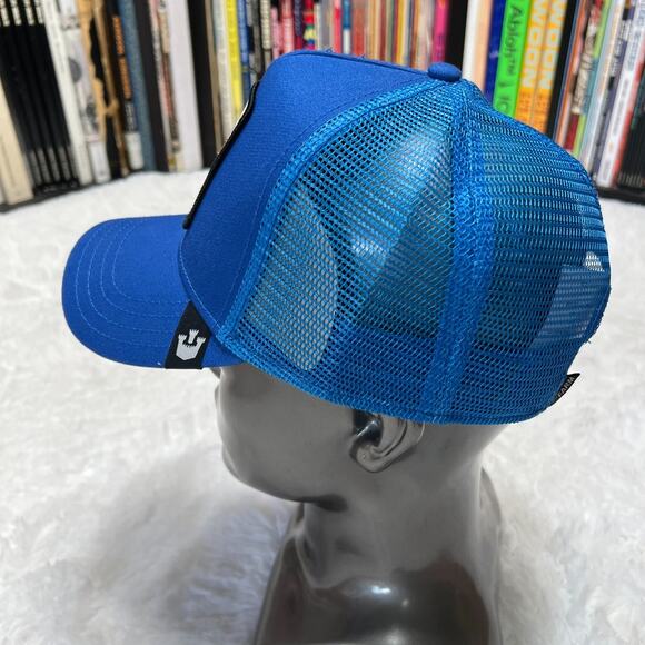 GOORIN BROS THE COUGAR BLUE HAT / TRUCKER HAT FARM - Picture 2 of 4